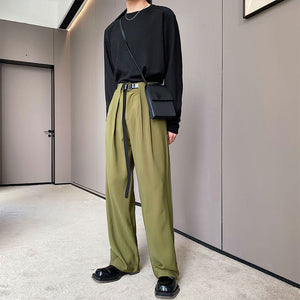 Loose Drape Wide-leg Pants