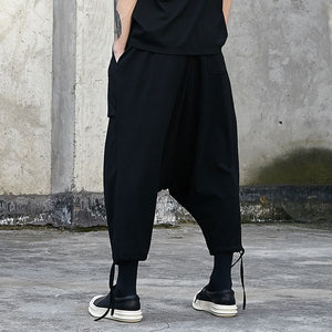 Cropped Loose Slacks