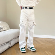 Load image into Gallery viewer, Geometry Line Embroidery Lounge Pants
