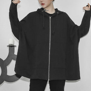 Oversized Hooded Long Sleeve Sweatshirt