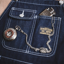 Load image into Gallery viewer, American Retro Denim Overalls
