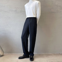 Load image into Gallery viewer, Wrinkled Casual Elastic Waist Trousers
