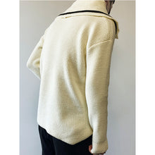 Load image into Gallery viewer, Large Lapel Thick Sweater
