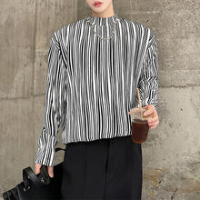 Load image into Gallery viewer, Striped Turtleneck T-Shirt
