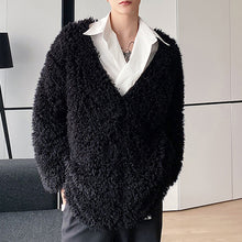 Load image into Gallery viewer, Pullover Furry Fringed Coat
