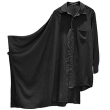 Load image into Gallery viewer, Loose Dark Asymmetric Shirt
