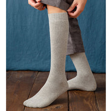 Load image into Gallery viewer, Men&#39;s Black Knee-length Calf Socks
