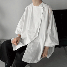 Load image into Gallery viewer, Asymmetric Three Quarter Sleeve Shirt
