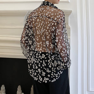 Breathable Loose Floral Shirt