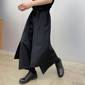 Vintage Tie Loose Wide Leg Pants