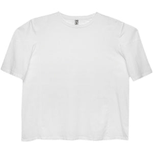 Loose Crew Neck Pad Short Sleeve T-Shirt