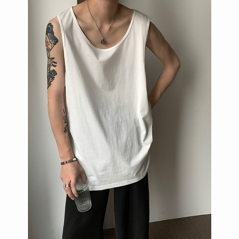 Summer Cotton Tank Top Sleeveless T-Shirt