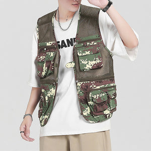 Multi-Pocket Mesh Vest