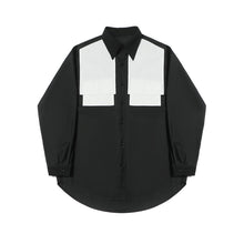 Load image into Gallery viewer, Black White Stitching Shirt
