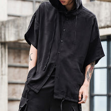 Load image into Gallery viewer, Hooded Drop Shoulder Shirt Top
